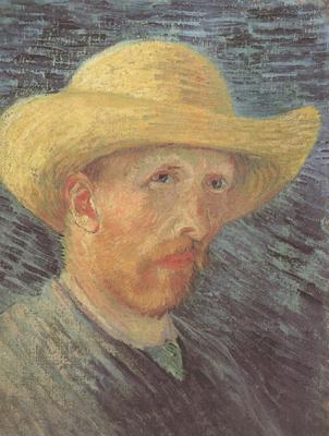 Vincent Van Gogh Self-Portrait wtih Straw Hat (nn04) China oil painting art